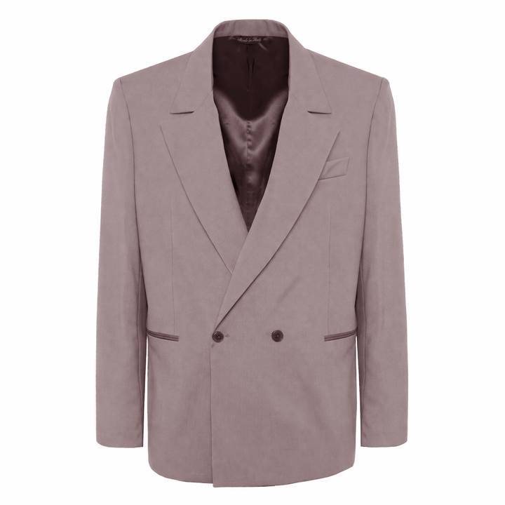 Blazer Donatien old rose in fresco di lana