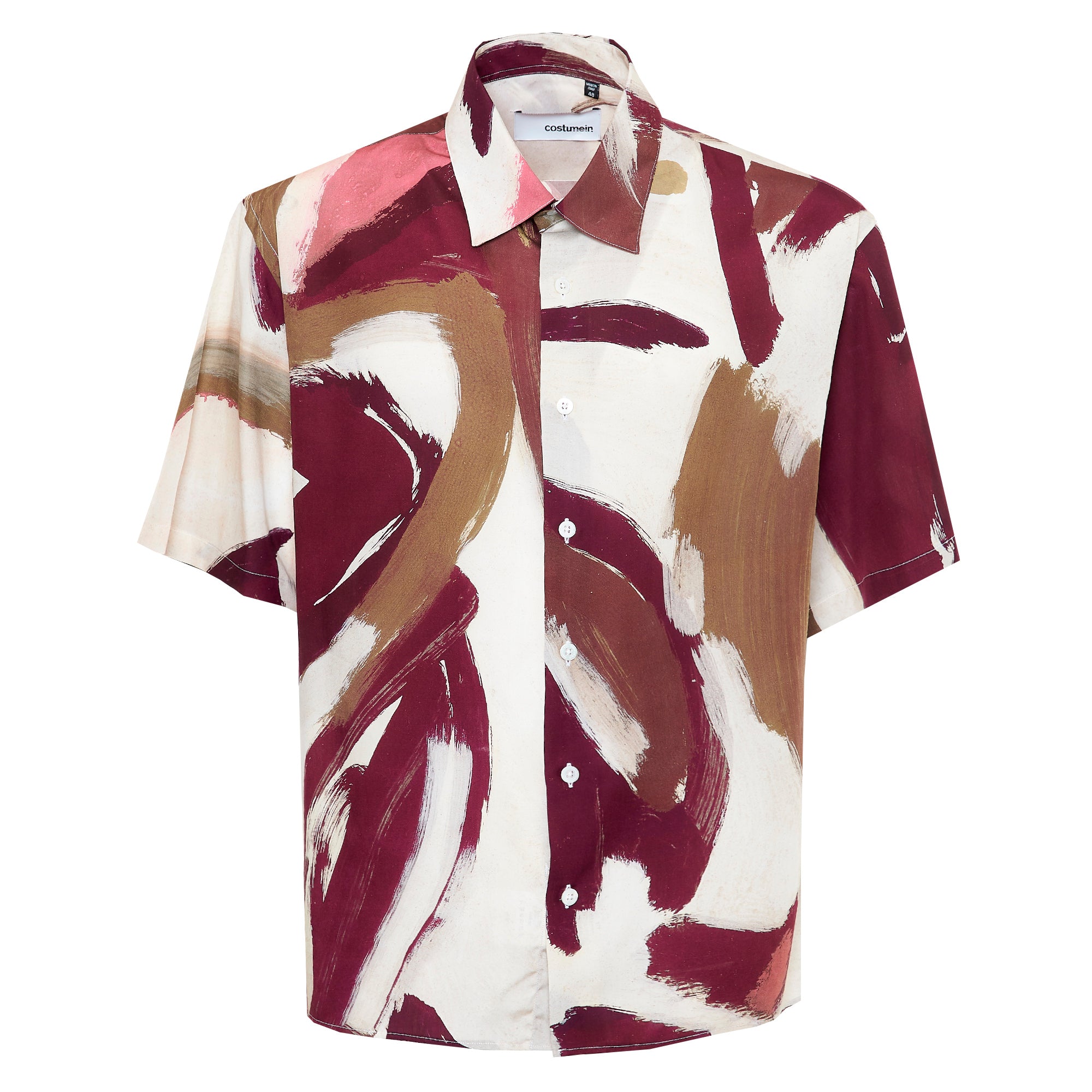 Tシャツ・カットソー PLAIN SS25 camicia con applicazioni (A312514007 BCOOTTICO) Camicie SS25 – costumein