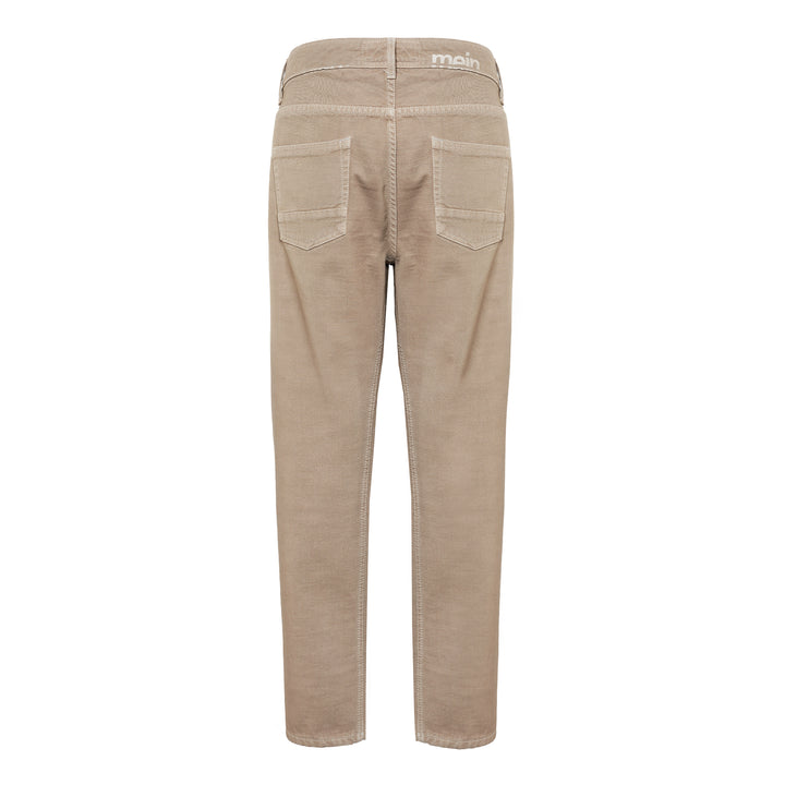 Jeans beige in cotone