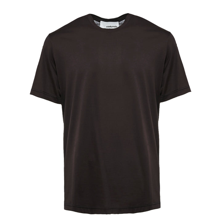 T-shirt Neil marrone in cotone