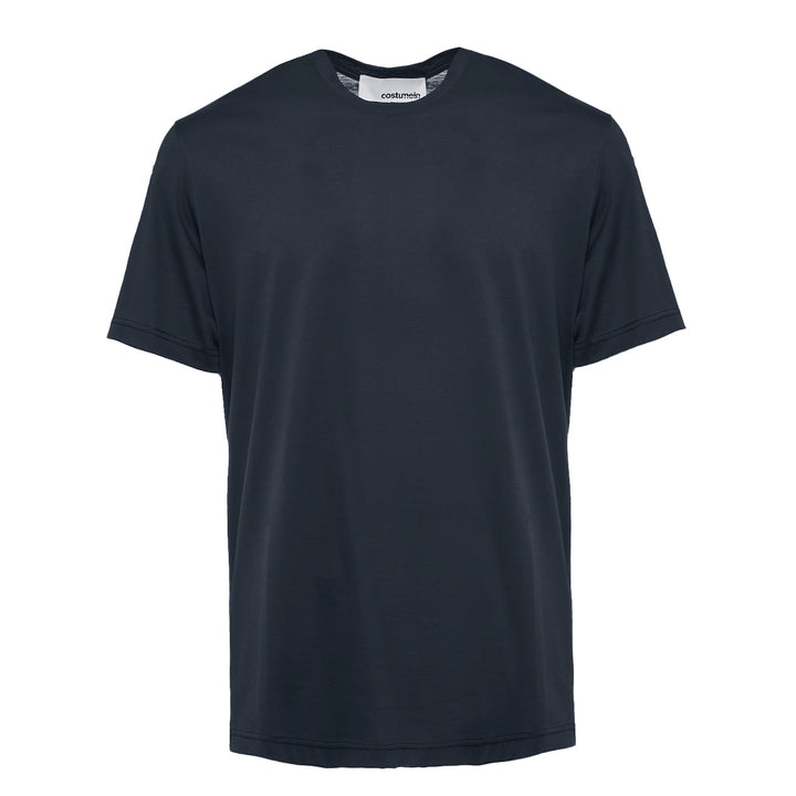 T shirt Neil blu in cotone