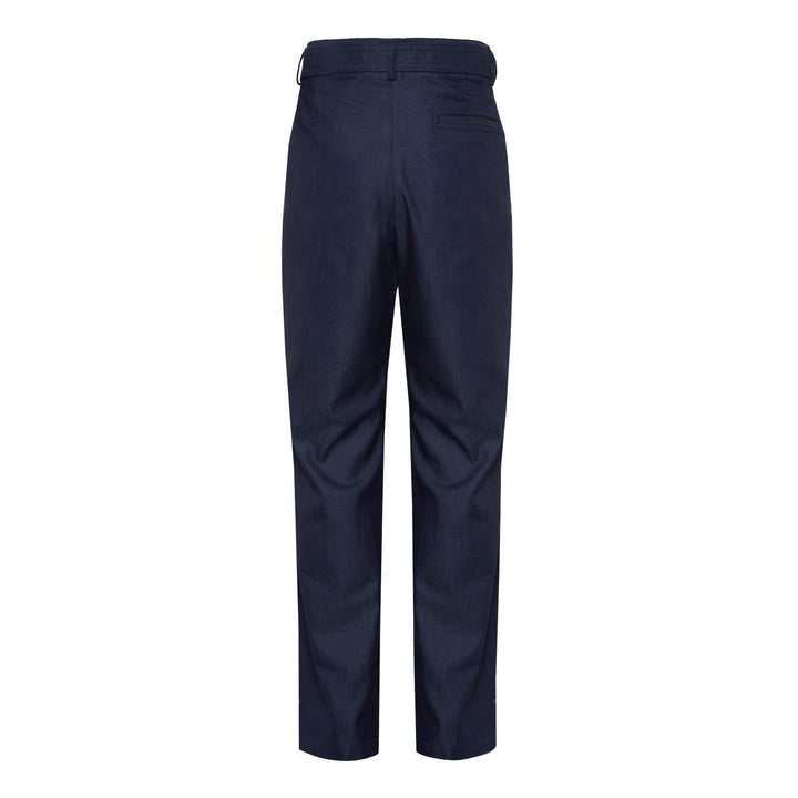 Norrie grey piqué wool trousers