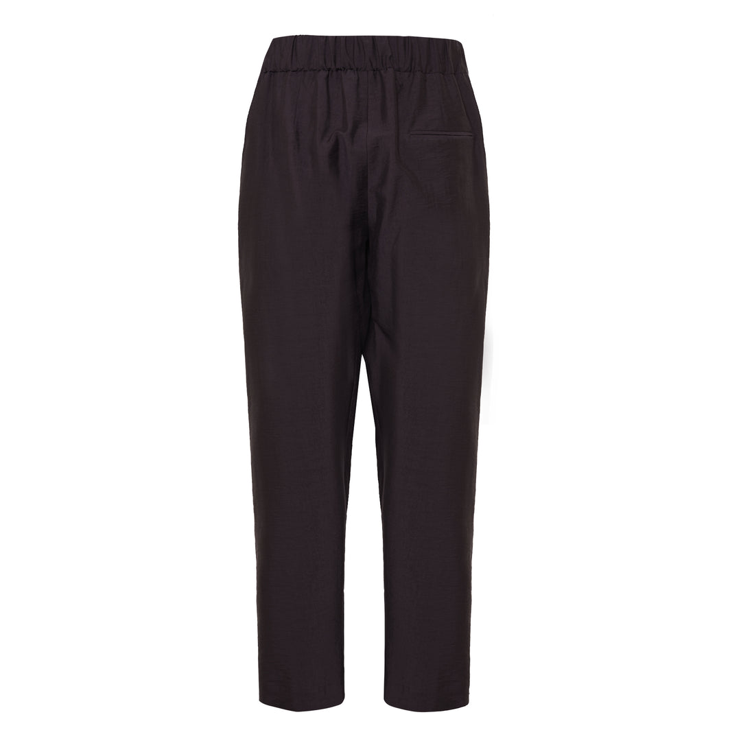 Pantalone Pajama prugna in tencel