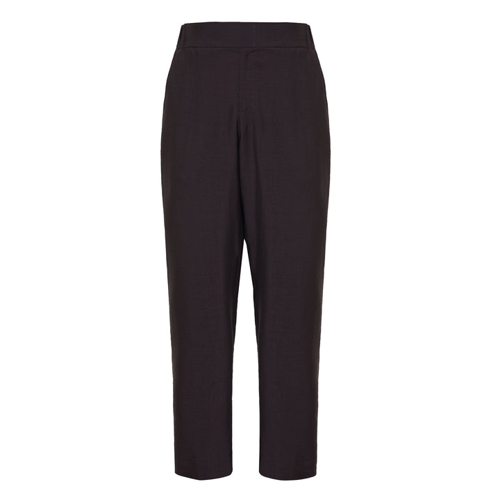Pantalone Pajama prugna in tencel