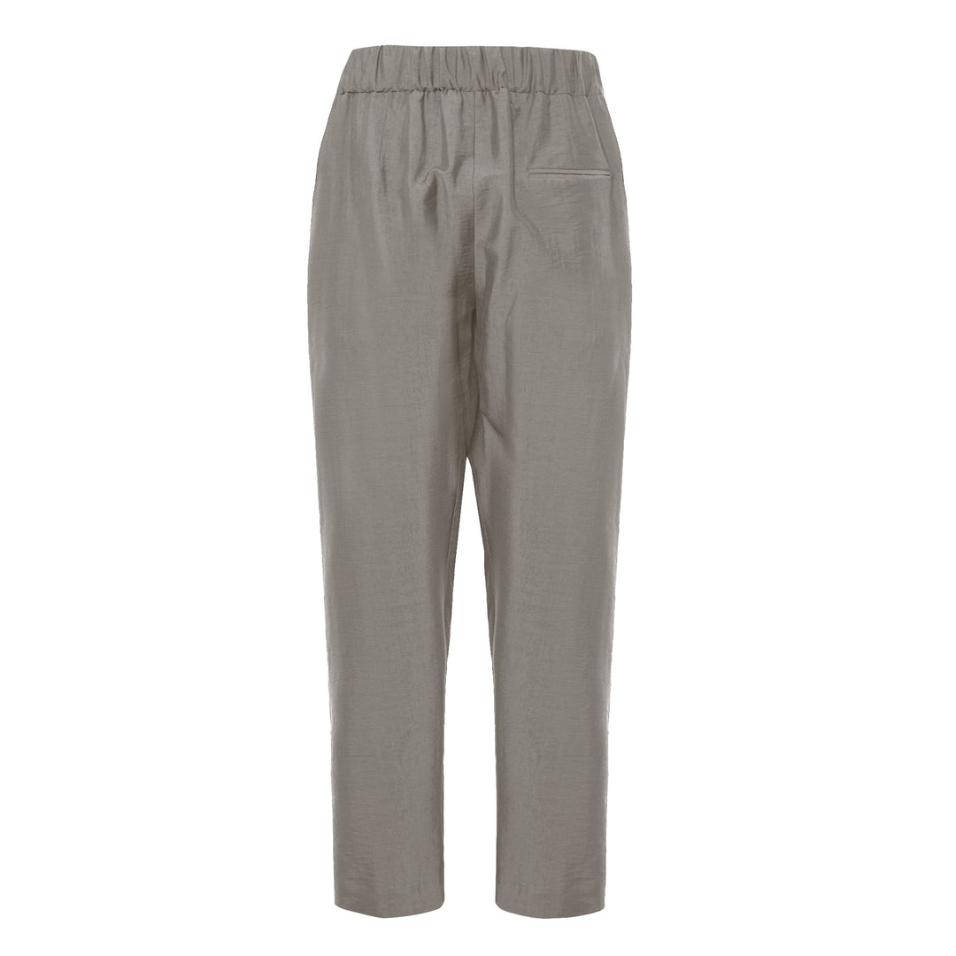 Pantalone Pajama beige in tencel
