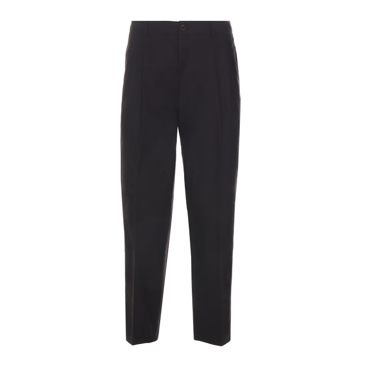 Pantalone Matteo marrone scuro in lana