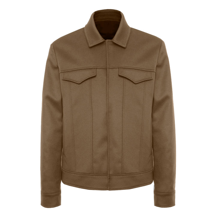 Giacca Trucker Dani in lana e cashmere