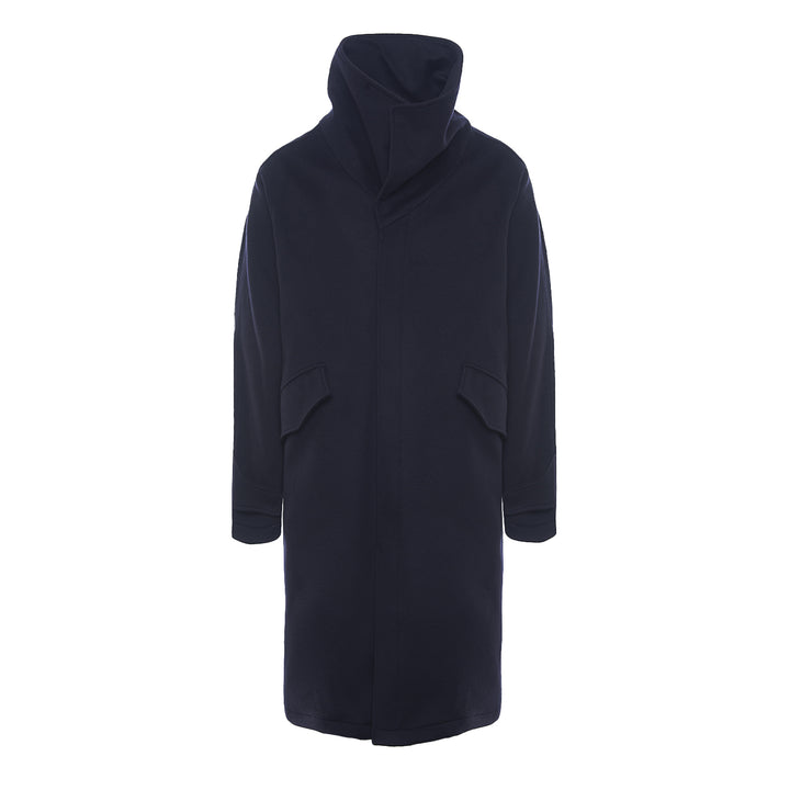 Parka Coat in Wool and Cashmere