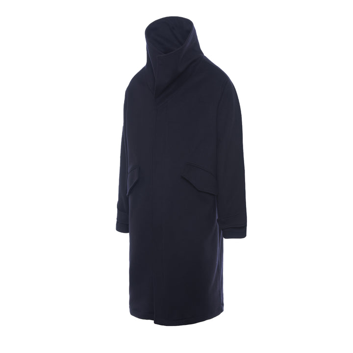 Parka Coat in Wool and Cashmere