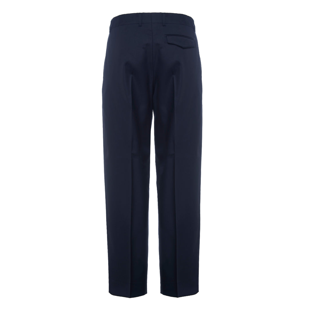 Pantalone Vincent blu in fresco di lana