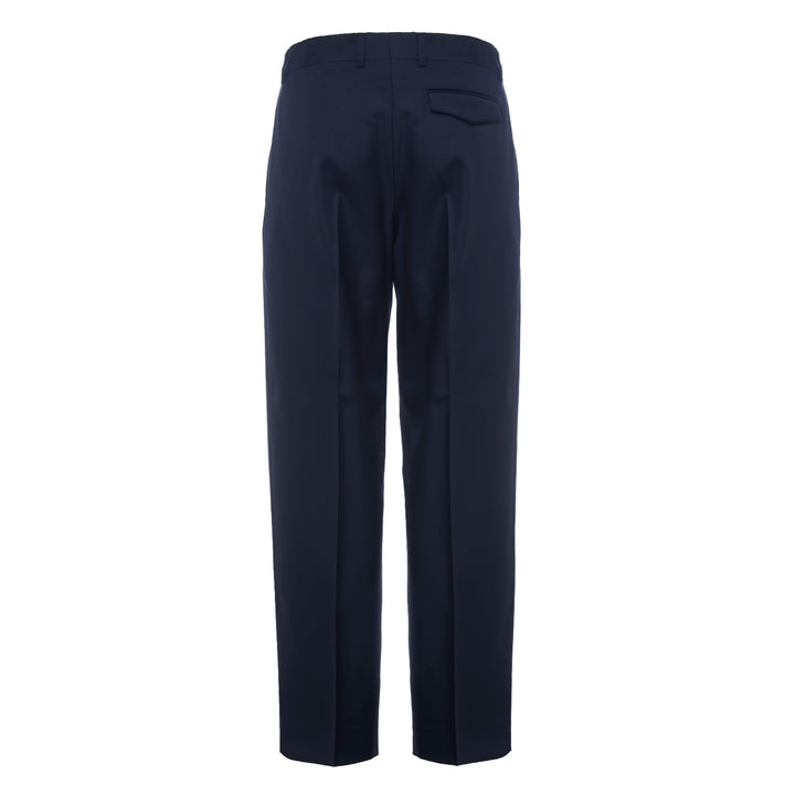 Pantalone Vincent blu in fresco di lana