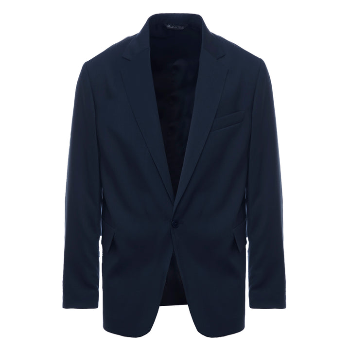 Blazer Joel blu scuro in fresco di lana