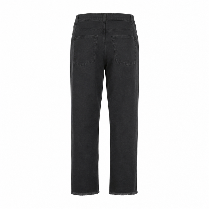 Jeans SFR carbone con raw cut