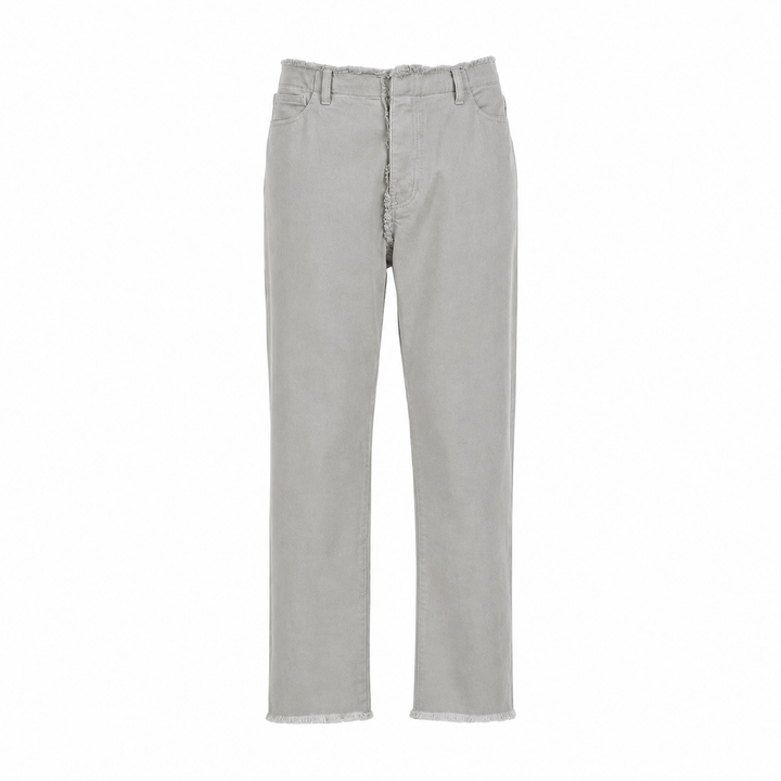 Jeans SFR cenere con raw cut