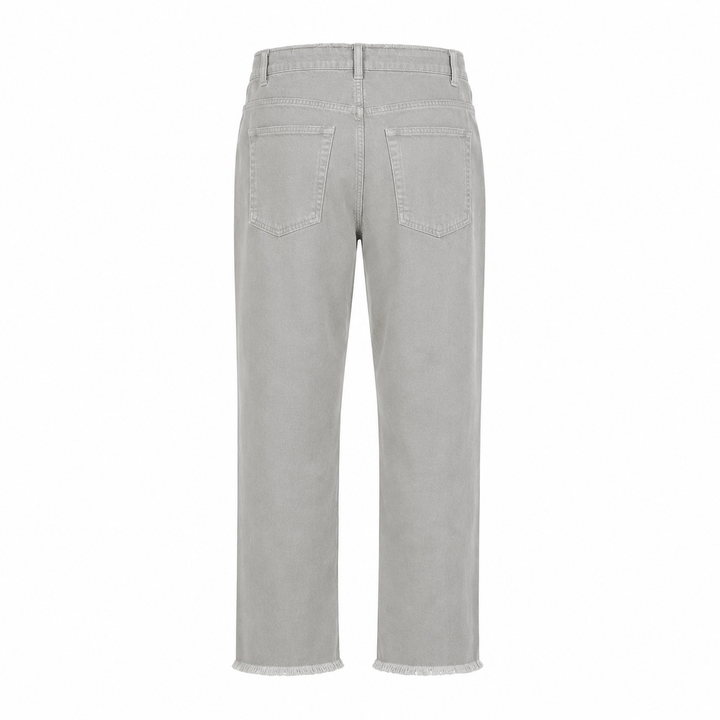Jeans SFR cenere con raw cut