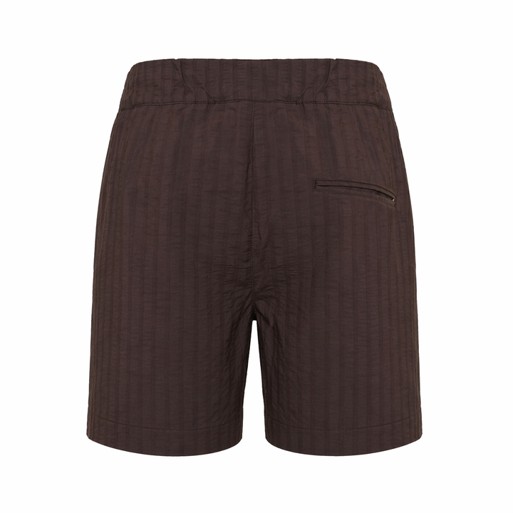 Pantaloncino Pajama corto bordeaux in cotone