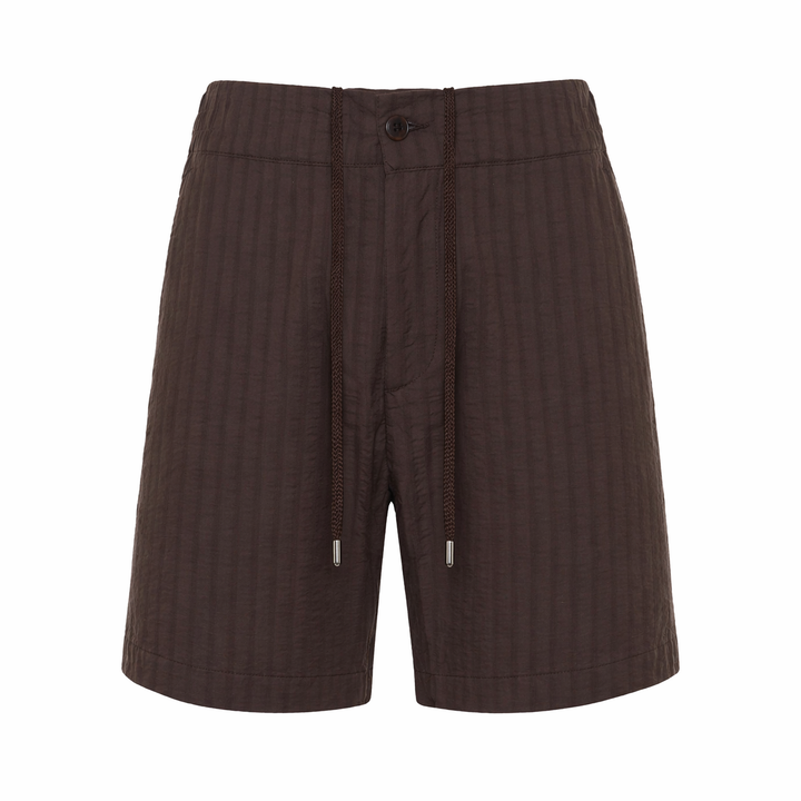 Pantaloncino Pajama corto bordeaux in cotone