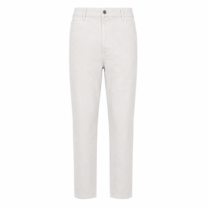 Jeans off white in cotone