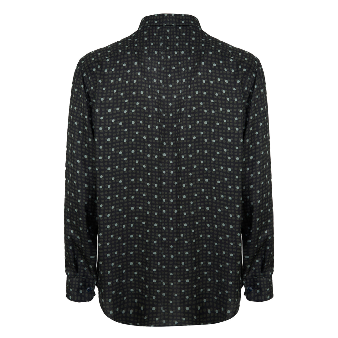 Camicia Valentino base nera stampata